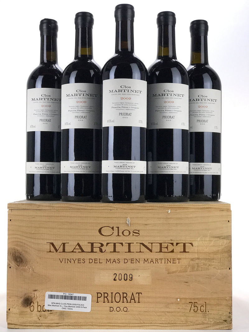 2009 Mas Martinet S.L,. Priorat,Clos Martinet, Case of 6 Btls