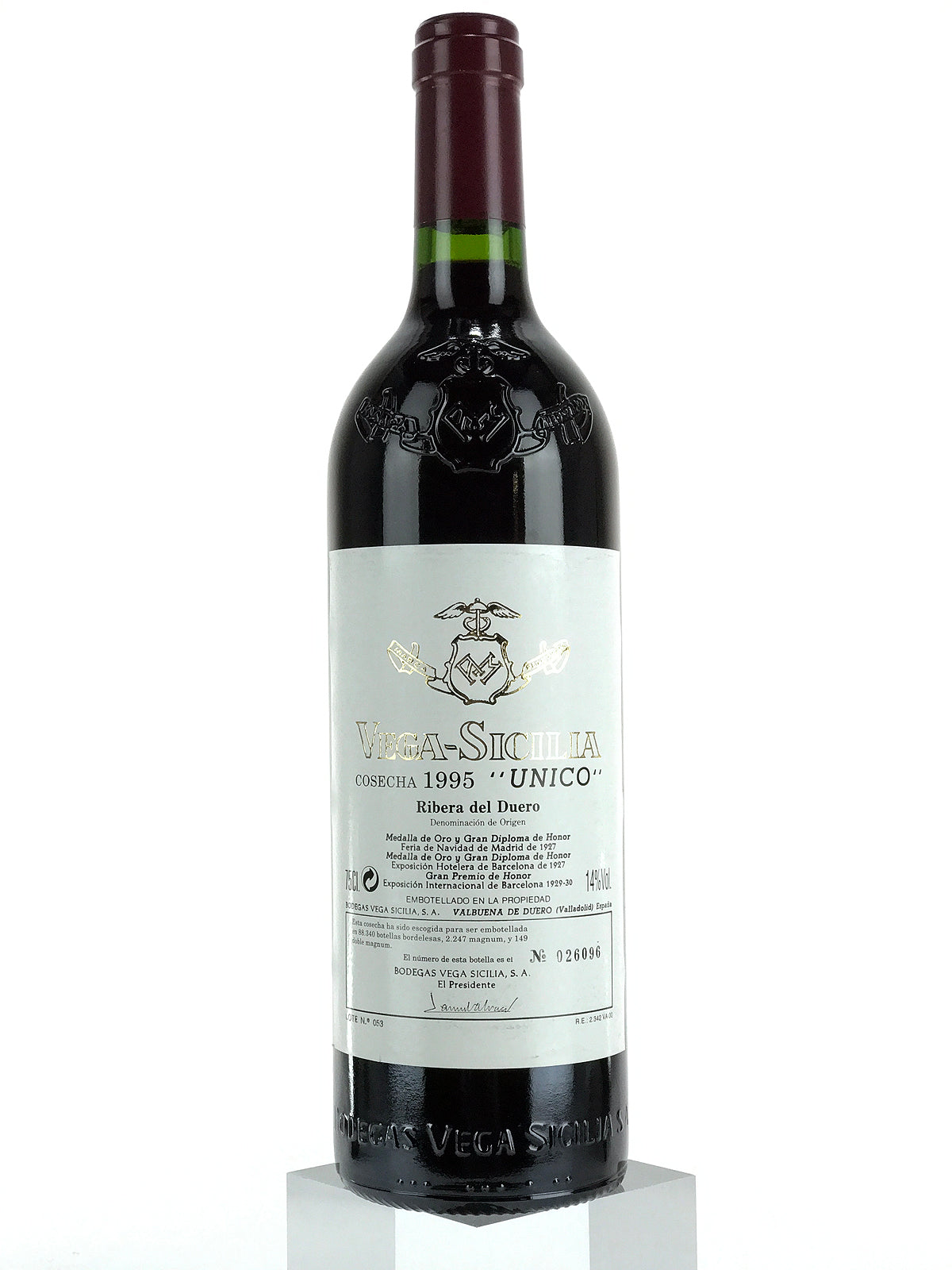 【新品未開封】Vega Sicilia Unico 赤ワイン 750ml 1995 Vega Sicilia, Unico, Ribera del Duero, Bottle (750ml)