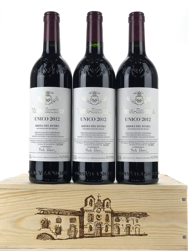 2012 Vega Sicilia, Unico, Ribera del Duero, Case of 3 Btls