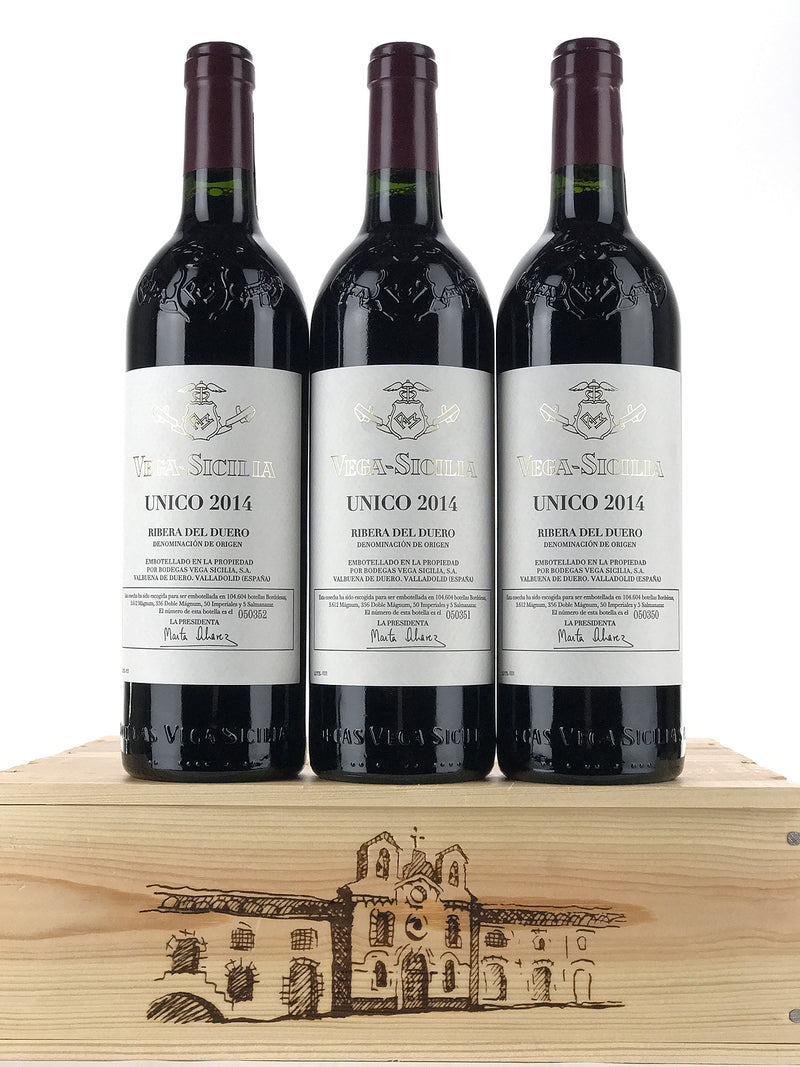 2014 Vega Sicilia, Unico, Ribera del Duero, Case of 3 Btls