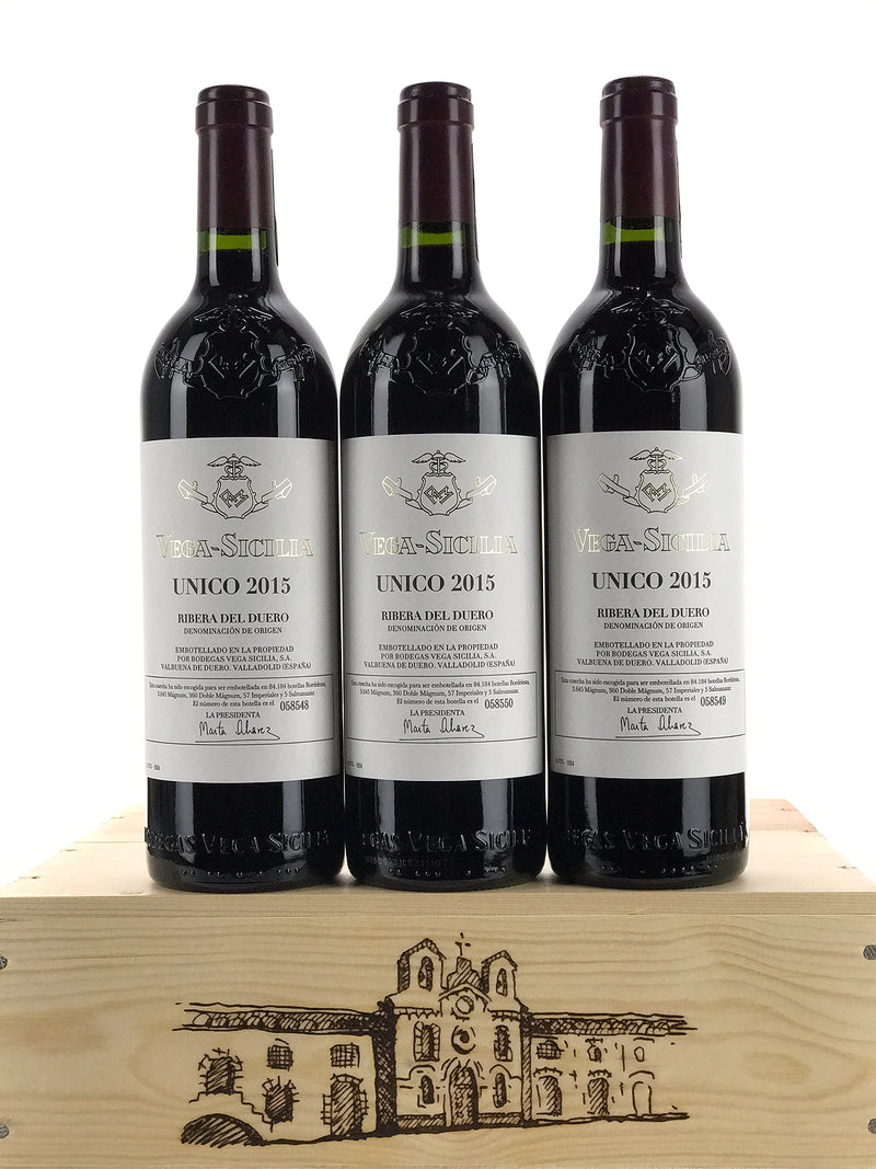 2015 Vega Sicilia, Unico, Ribera del Duero, Case of 3 Btls