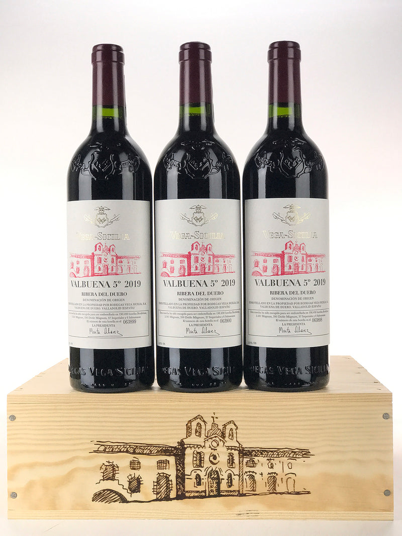 2019 Vega Sicilia Tinto Valbuena 5, Ribera del Duero, Case of 3 Btls