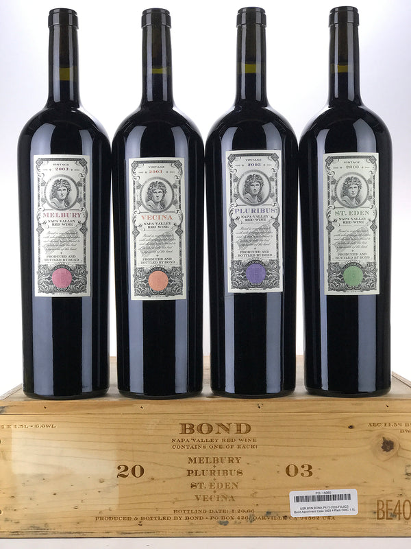 2003 BOND, Terroir Portfolio, Napa Valley, Case of 4 Magnum