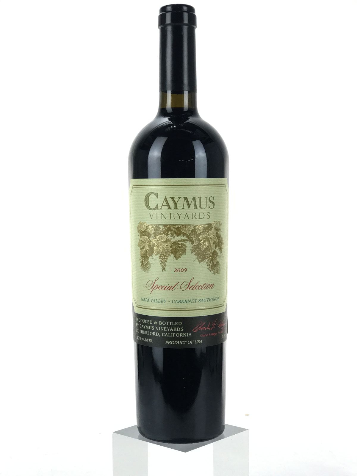 ワイン Caymus Vineyards 2009 Special Selection 2009 Caymus, Special Selection Cabernet Sauvignon, Napa Valley, Bottle