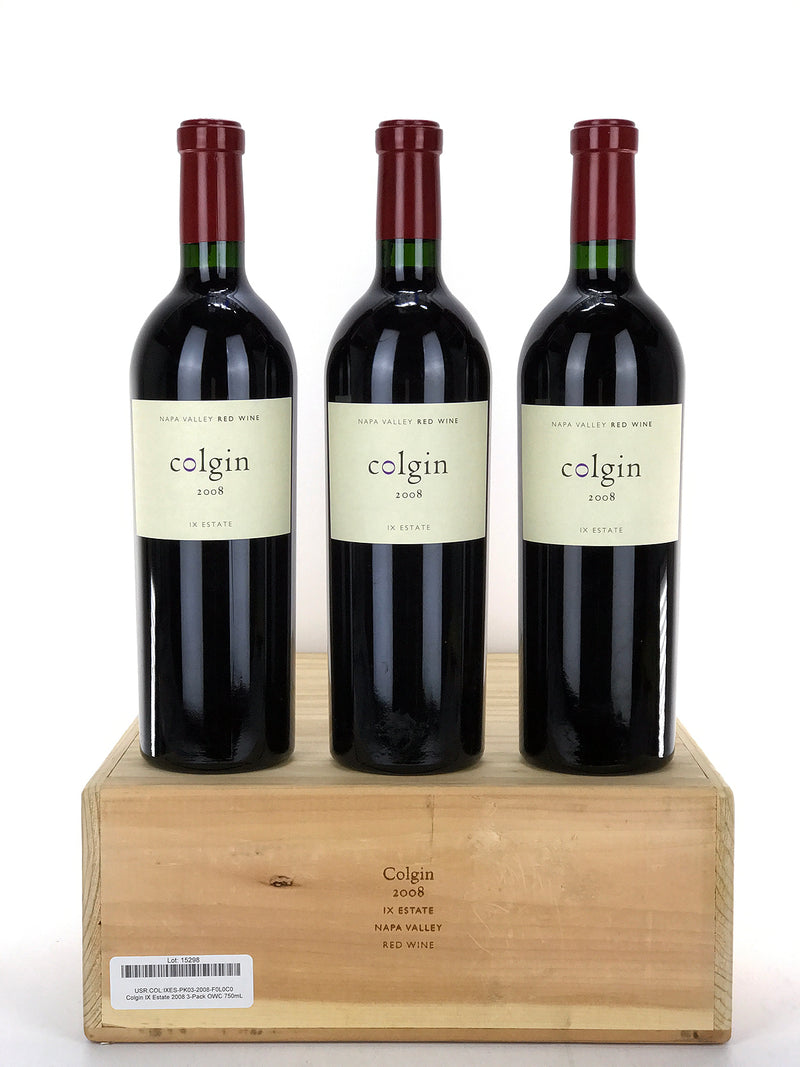 2008 Colgin Cellars, IX Estate Red, Napa Valley, Case of 3 Btls