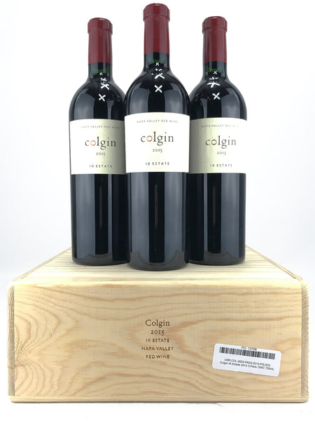 2015 Colgin Cellars, IX Estate Red, Napa Valley, Case of 3 Btls