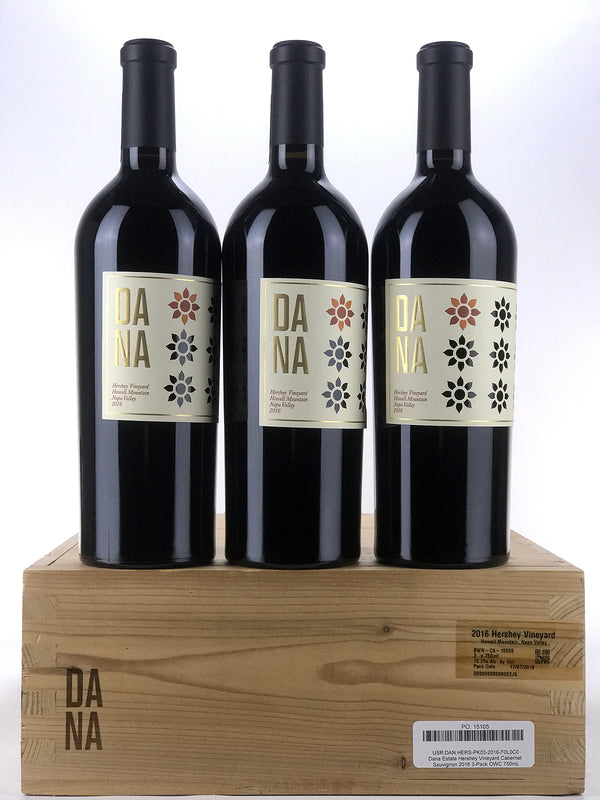 2016 Dana Estates, Hershey Vineyard Cabernet Sauvignon, Howell Mountain, Case of 3 Btls