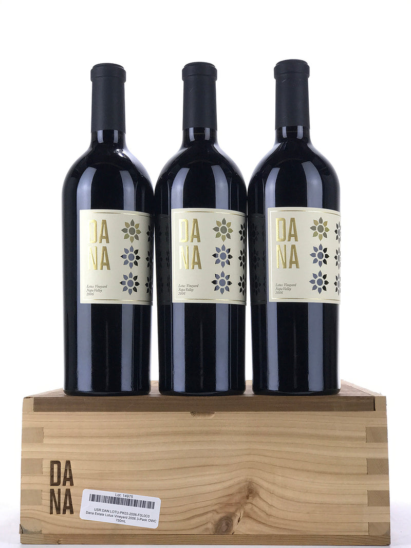 2006 Dana Estates, Lotus Vineyard Cabernet Sauvignon, Napa Valley, Case of 3 Btls, [Rare First Vintage]