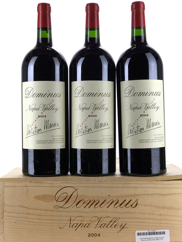 2004 Dominus Estate, Christian Moueix, Napa Valley, Case of 3 Magnum