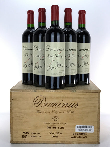 2011 Dominus Estate, Christian Moueix, Napa Valley, Case of 6 btls