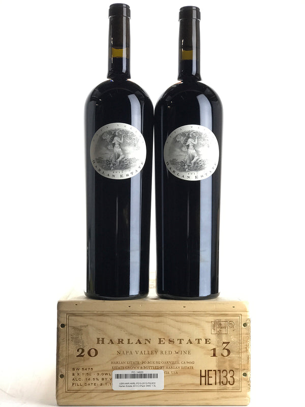 2013 Harlan Estate, Napa Valley, Case of 2 Magnum