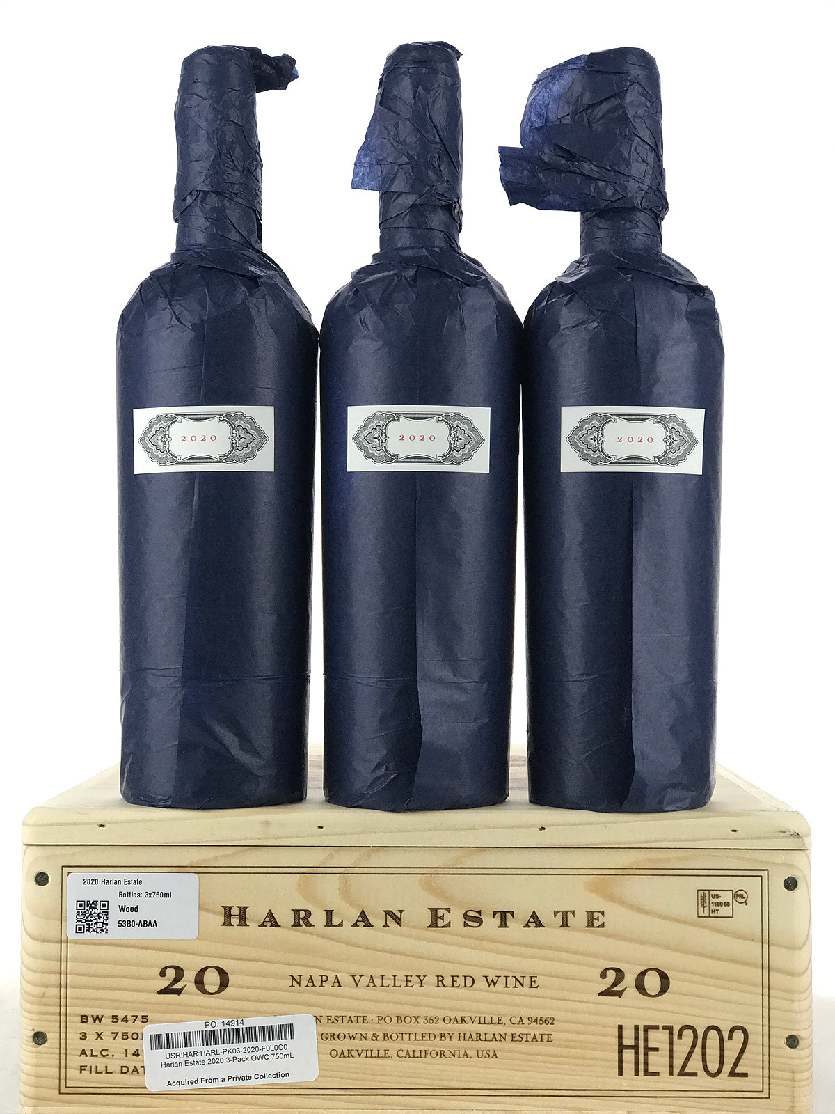 2020 Harlan Estate, Napa Valley, Case of 3 Btls