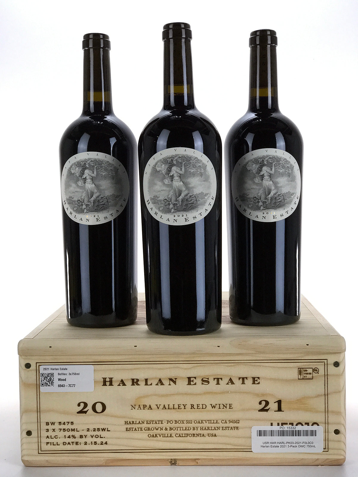 2021 Harlan Estate, Napa Valley, Case of 3 Btls