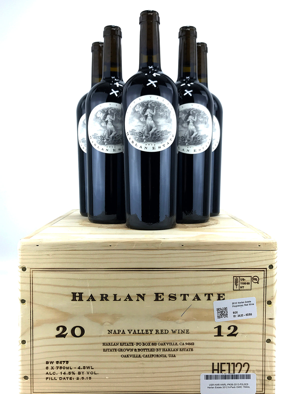 Harlan Estate 2012 Napa Valley ワイン 2012 Harlan Estate, Napa Valley, Case of 6 btls