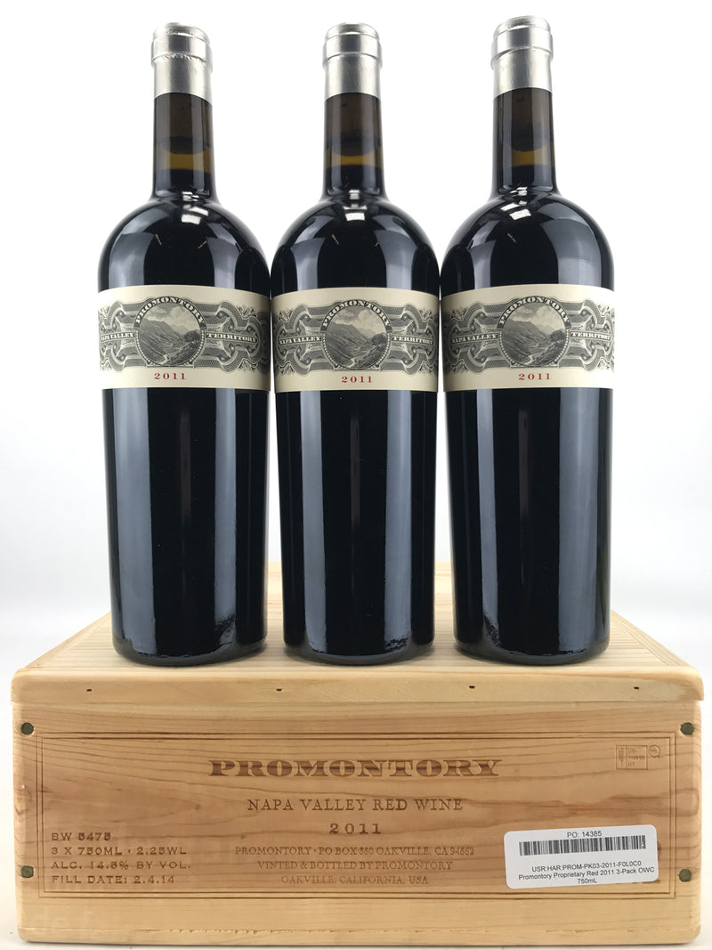 2011 Promontory, Napa Valley, Case of 3 Btls