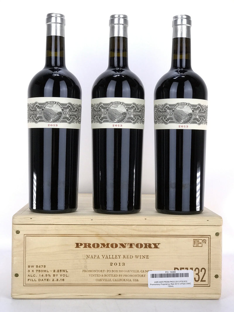 2013 Promontory, Napa Valley, Case of 3 Btls