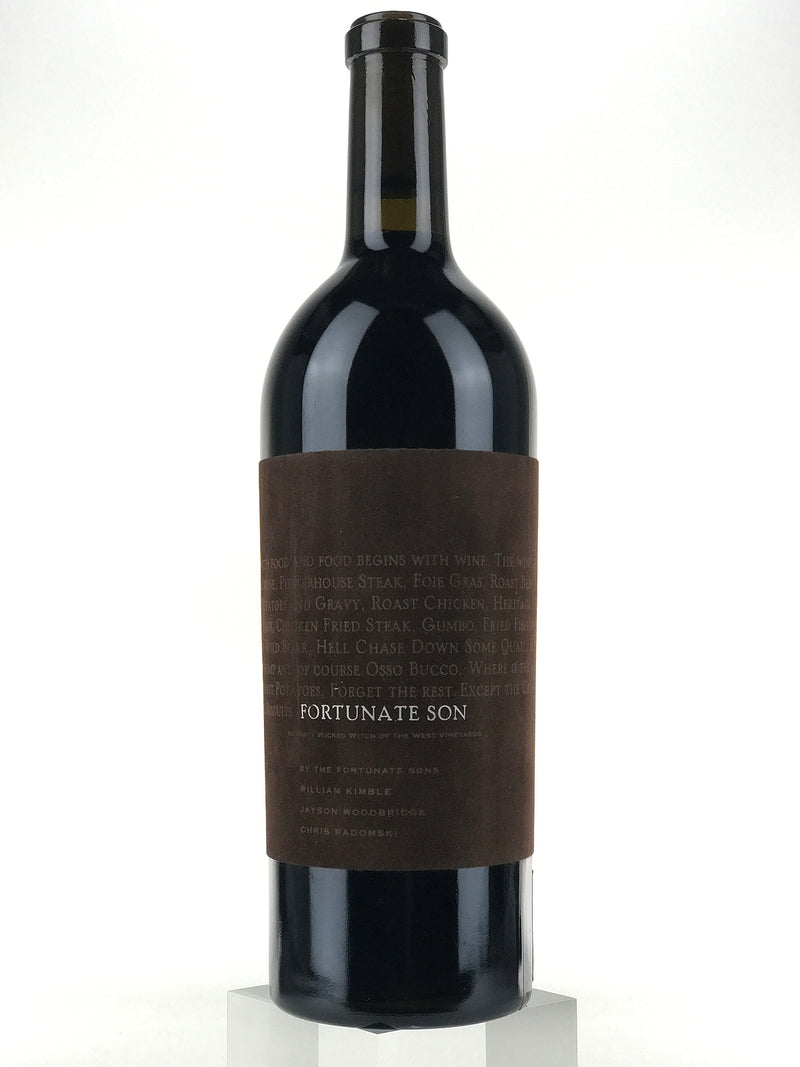 2012 Fortunate Son, Napa Valley, Bottle (750ml)