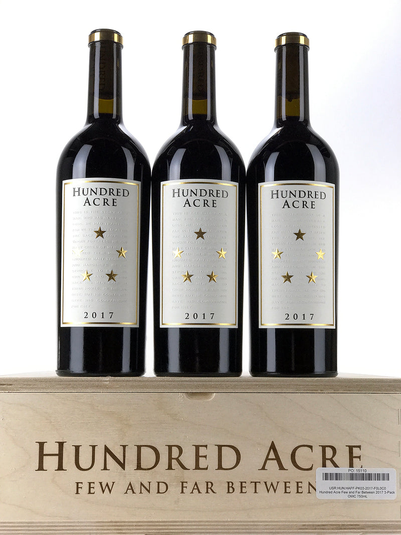 2017 Hundred Acre, Few and Far Between, Napa Valley, Case of 3 Btls