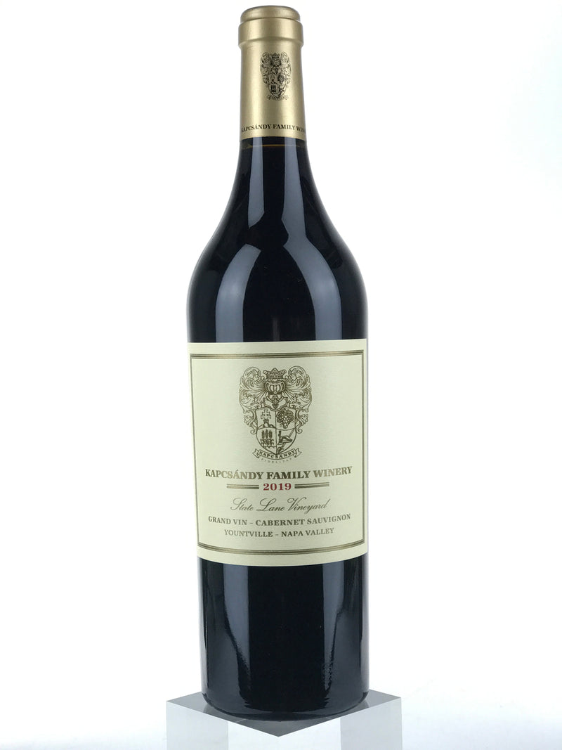 2019 Kapcsandy Family Winery, State Lane Vineyard Grand Vin Cabernet Sauvignon, Yountville, Bottle (750ml)