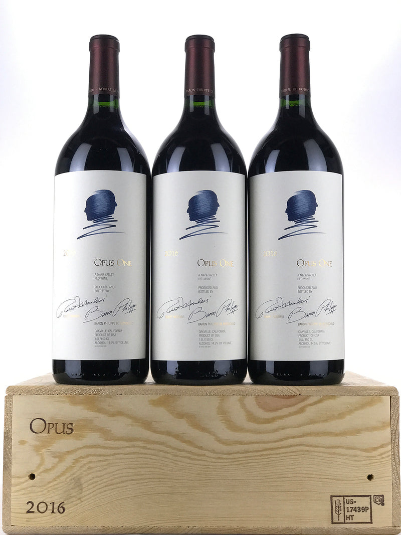 2016 Opus One, Napa Valley, Case of 3 Magnum