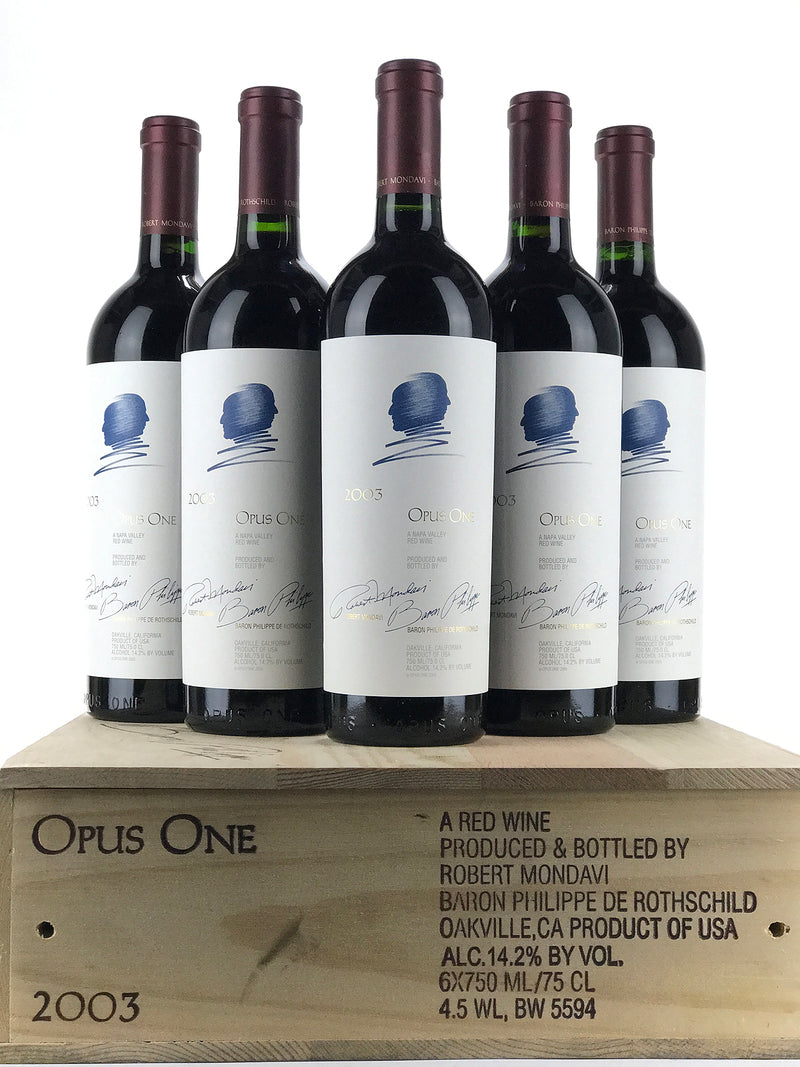 2003 Opus One, Napa Valley, Case of 6 btls