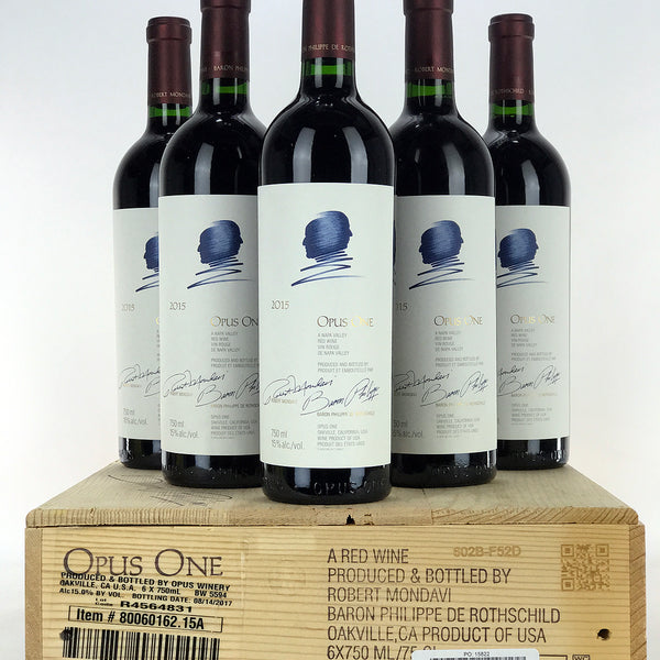 2015 Opus One, Napa Valley, Case of 6 btls