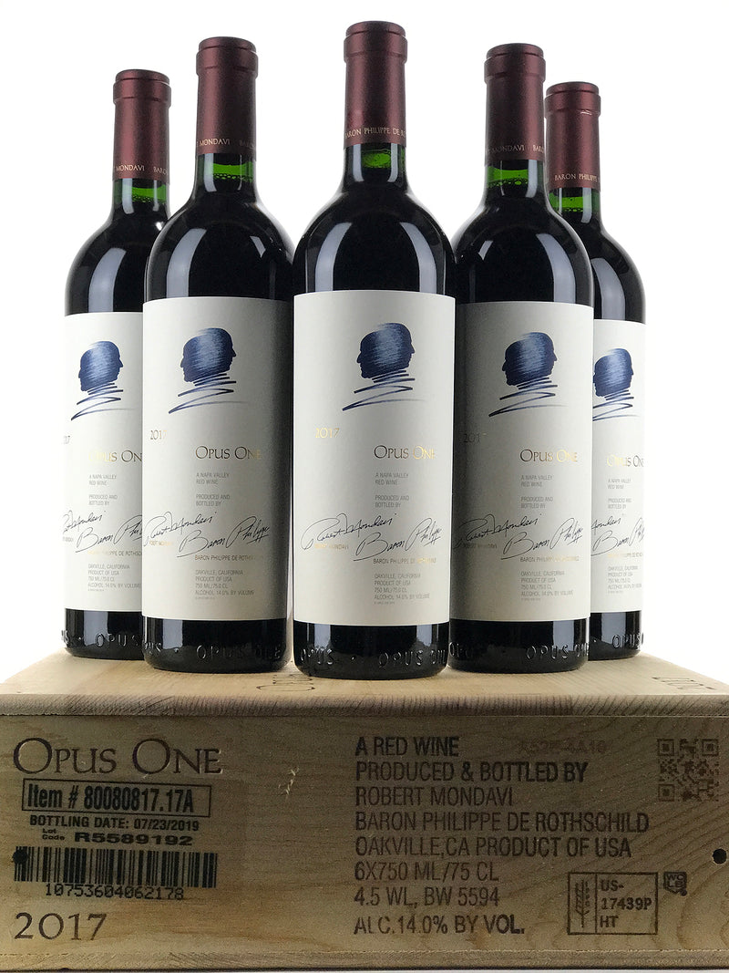 2017 Opus One, Napa Valley, Case of 6 btls