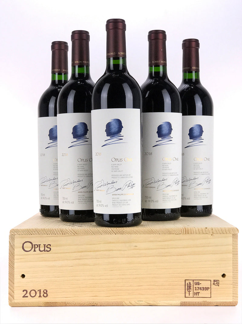 2018 Opus One, Napa Valley, Case of 6 btls