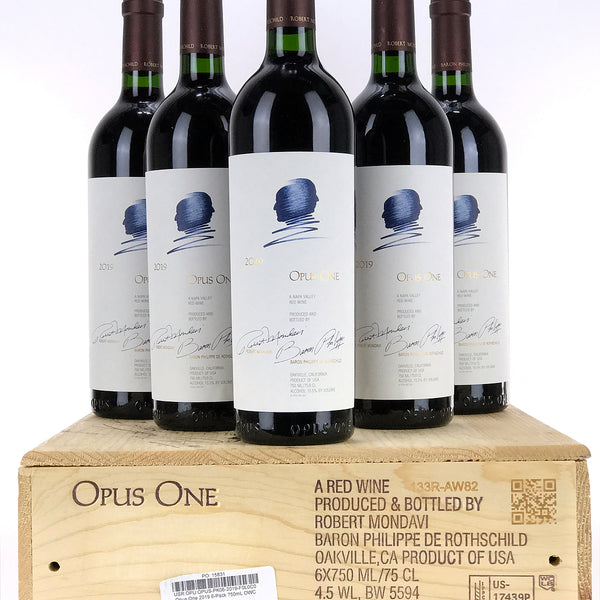 2019 Opus One, Napa Valley, Case of 6 btls
