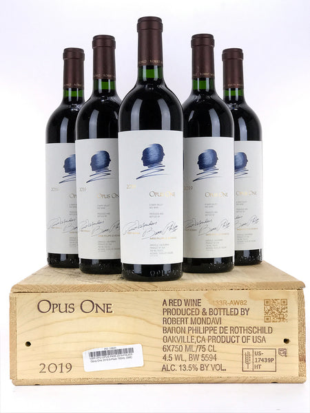 2019 Opus One, Napa Valley, Case of 6 btls