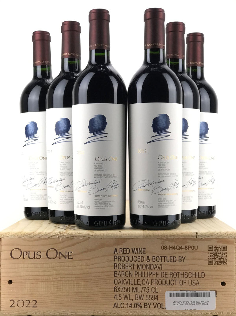 2022 Opus One, Napa Valley, Case of 6 btls