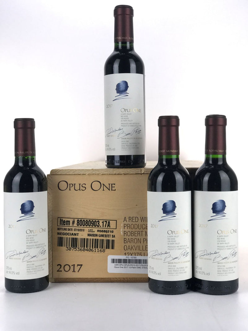 2017 Opus One, Napa Valley, Case of 12 half-btl (375ml)