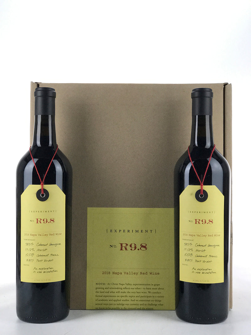 2018 Ovid Experiment No. R9.8 Red, Napa Valley, Case of 6 btls