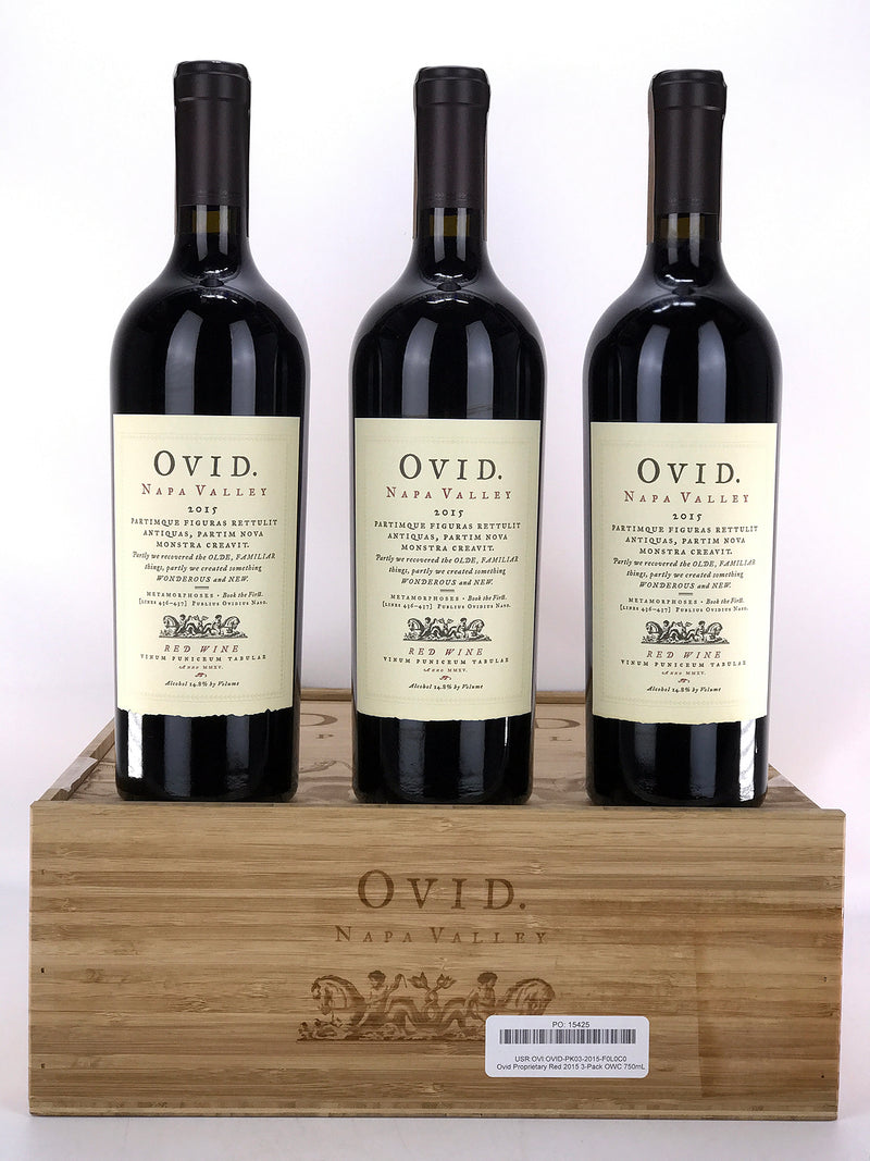 2015 Ovid Napa Valley Red Wine, Napa Valley, Case of 3 Btls