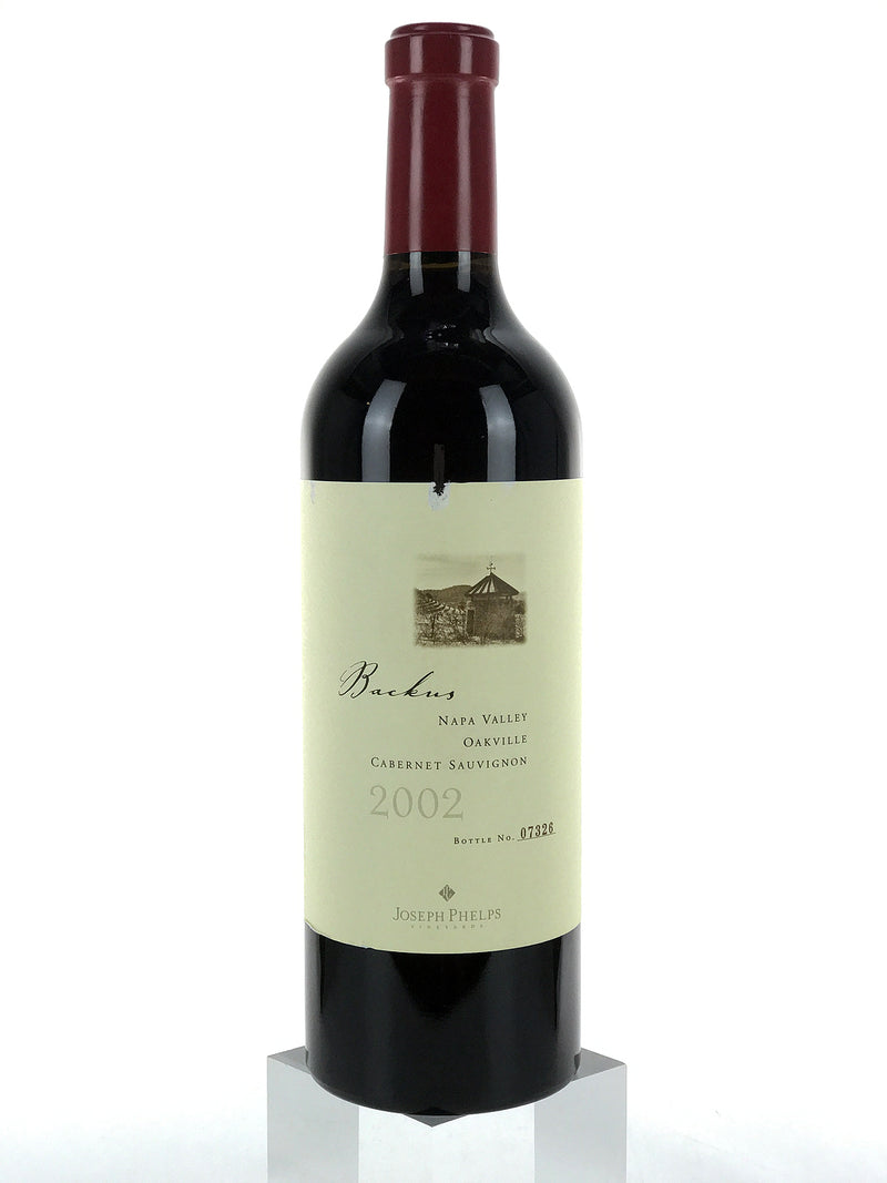 2002 Joseph Phelps, Backus Vineyard Cabernet Sauvignon, Oakville, Bottle (750ml) [nicked label]