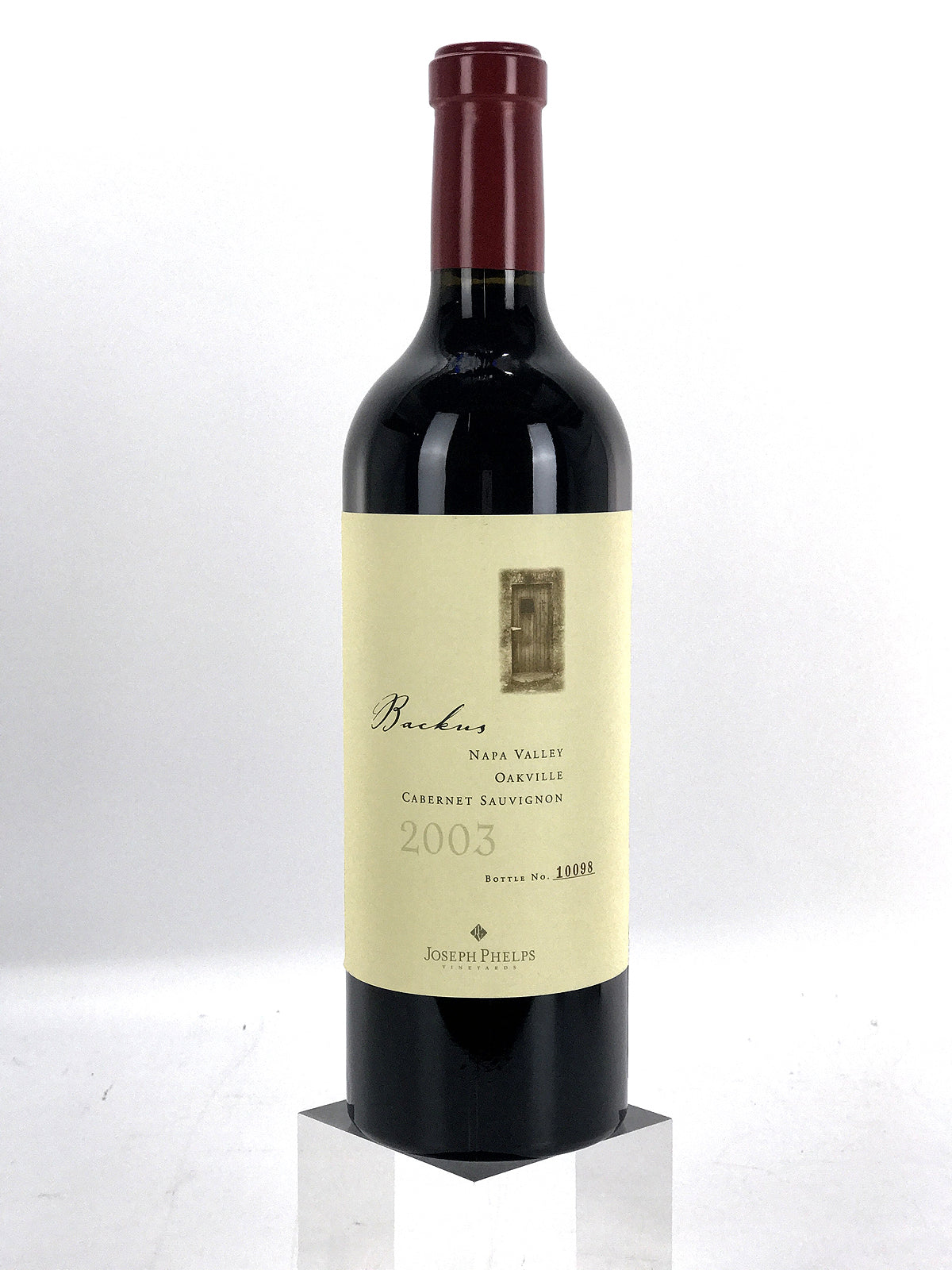 2003 Joseph Phelps, Backus Vineyard Cabernet Sauvignon, Oakville, Bott