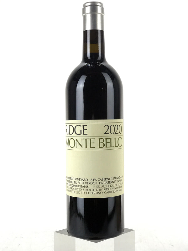 2020 Ridge, California Monte Bello, Santa Cruz Mountains, Bottle (750ml)