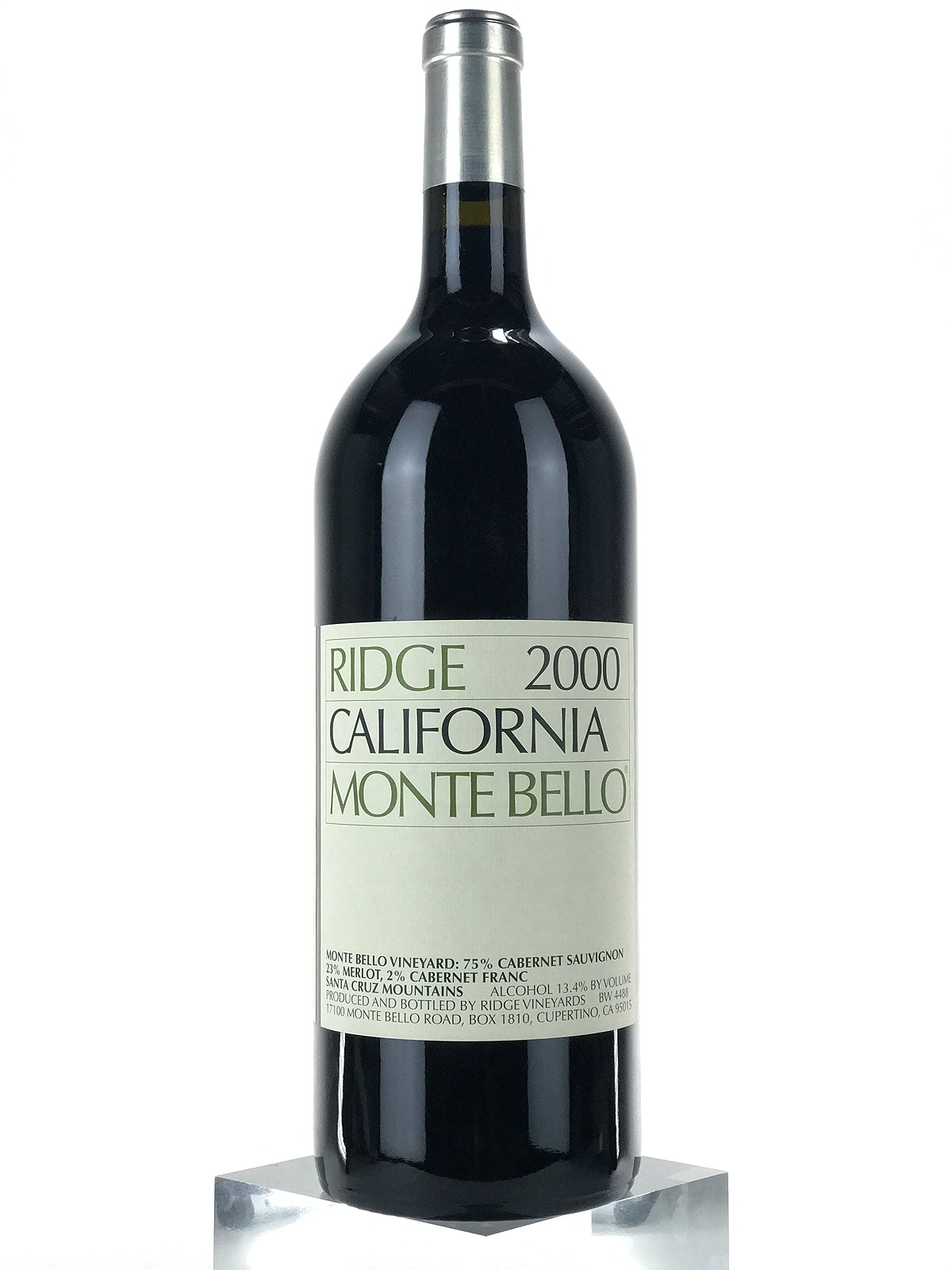 2000 Ridge, California Monte Bello, Santa Cruz Mountains, Magnum (1.5L