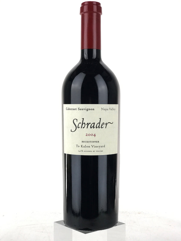 2004 Schrader Cellars, Beckstoffer To Kalon Vineyard Cabernet Sauvignon, Napa Valley, Bottle (750ml)