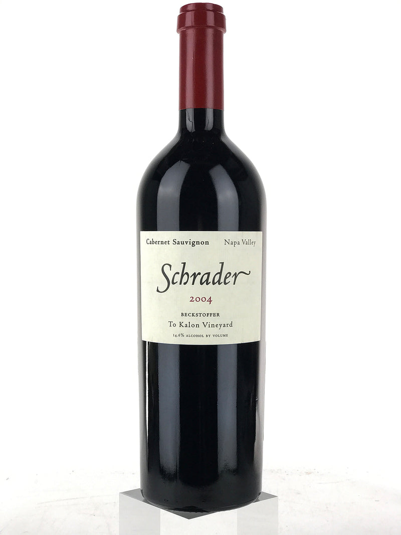 2004 Schrader Cellars, Beckstoffer To Kalon Vineyard Cabernet Sauvignon, Napa Valley, Bottle (750ml)