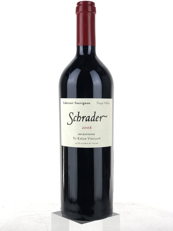 2008 Schrader Cellars, Beckstoffer To Kalon Vineyard Cabernet Sauvignon, Napa Valley, Bottle (750ml)