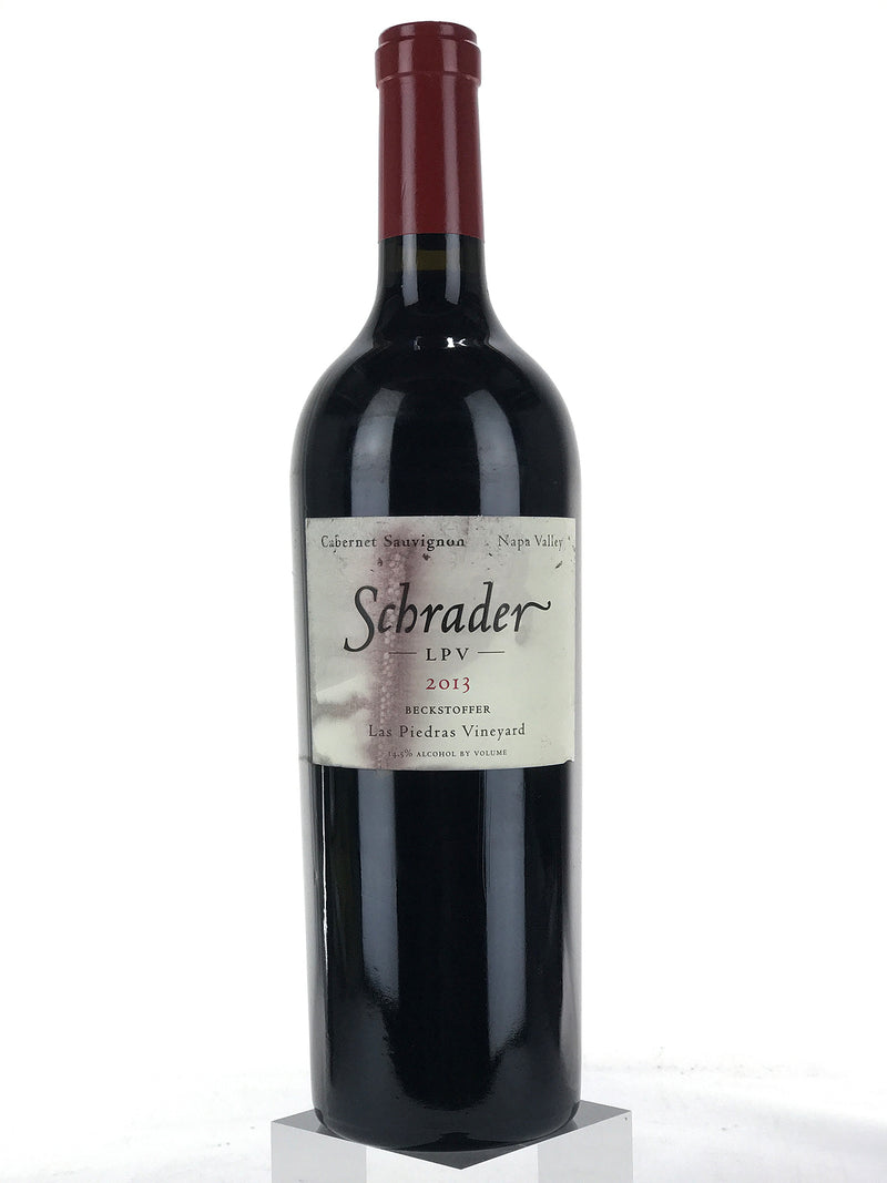 2013 Schrader Cellars, LPV Beckstoffer Las Piedras Vineyard Cabernet Sauvignon, Napa Valle [Wine Stained Label from Broken Bottle], Bottle (750ml)