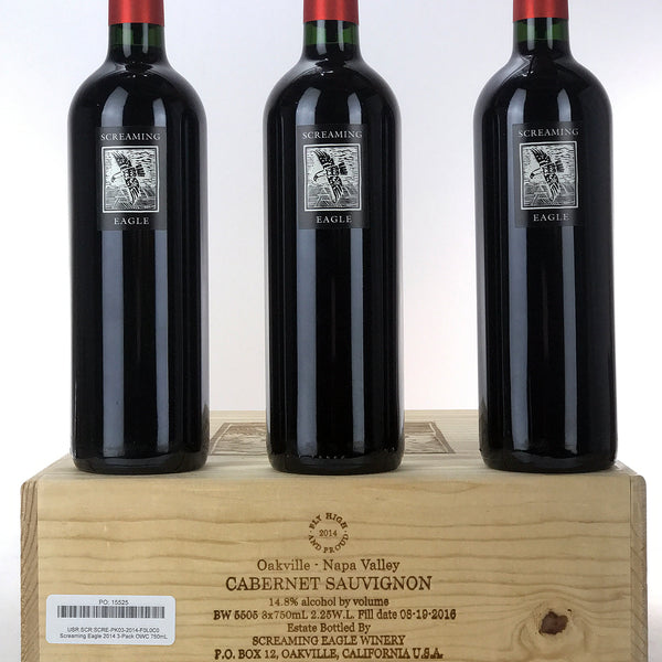 2014 Screaming Eagle, Cabernet Sauvignon, Napa Valley, Case of 3 Btls