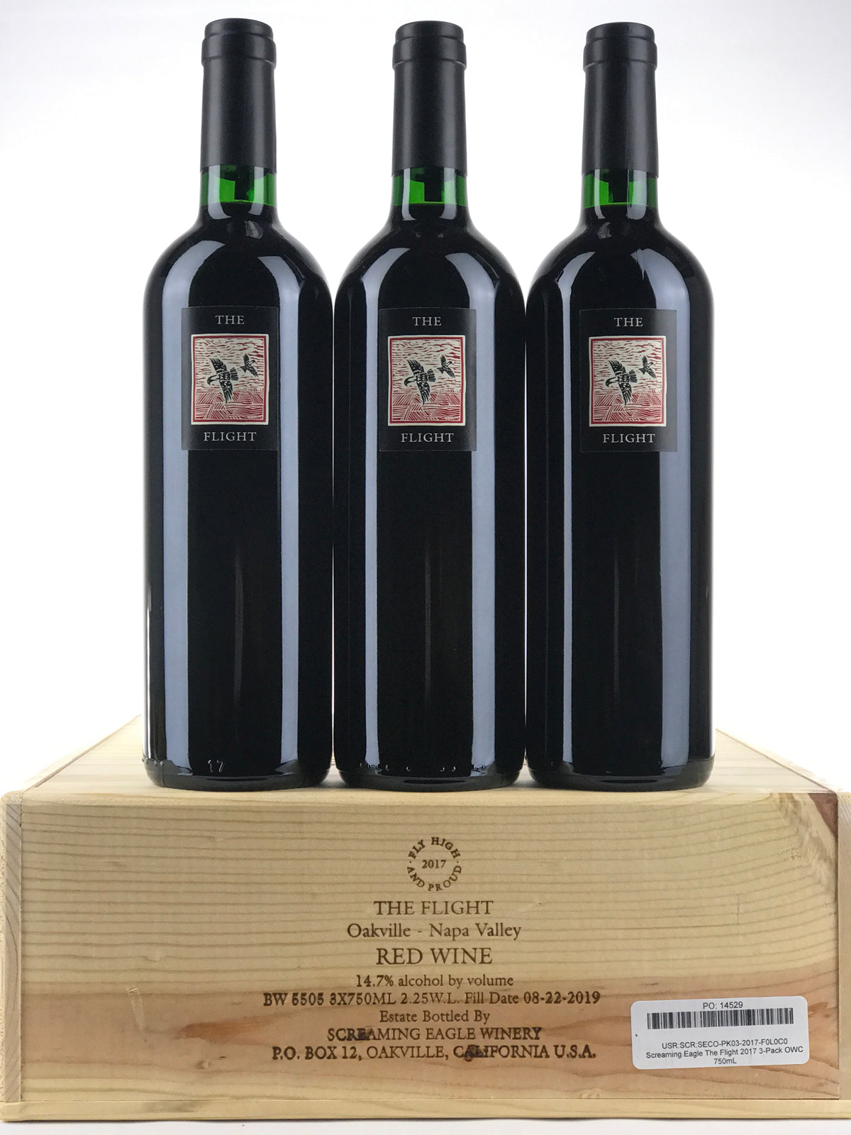 2017 Screaming Eagle, The Flight, Oakville, Case of 3 Btls