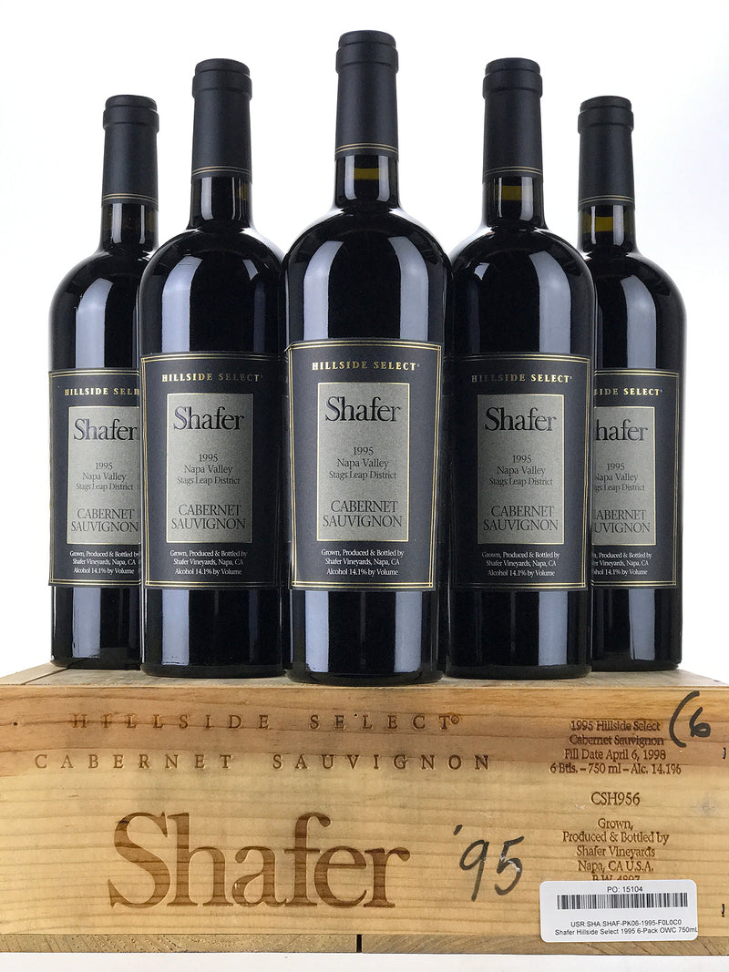 1995 Shafer, Hillside Select, Stags Leap District, Case of 6 btls