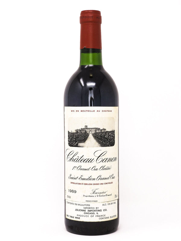 1989 Chateau Canon, Premier Grand Cru Classe B, Saint-Emilion Grand Cru