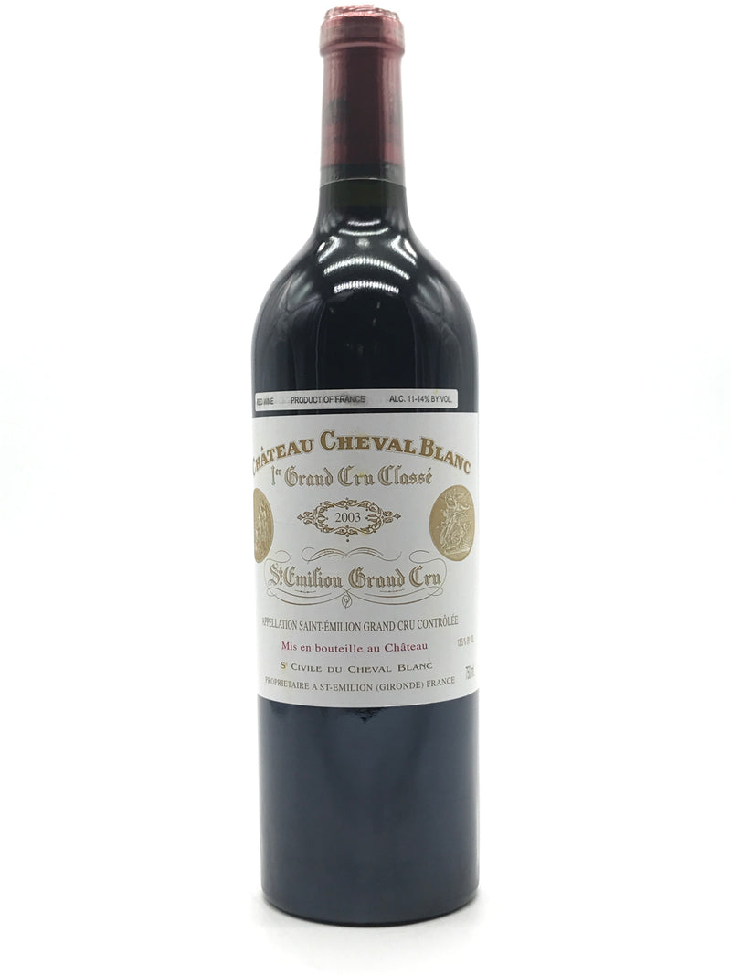 2003 Chateau Cheval Blanc, Premier Grand Cru Classe A, Saint-Emilion Grand Cru, Bottle (750ml)