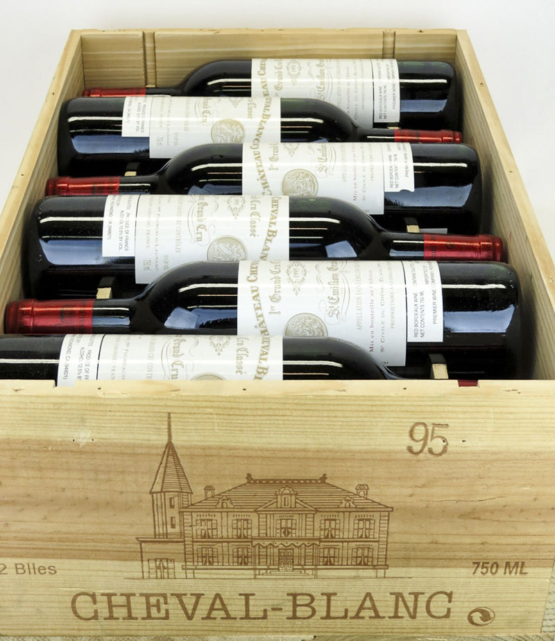 1995 Chateau Cheval Blanc, Saint-Emilion, Case of 12 btls