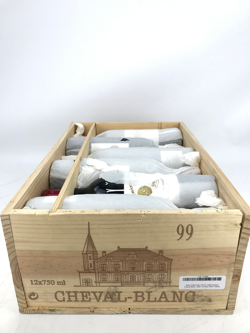 1999 Chateau Cheval Blanc, Saint-Emilion, Case of 12 btls
