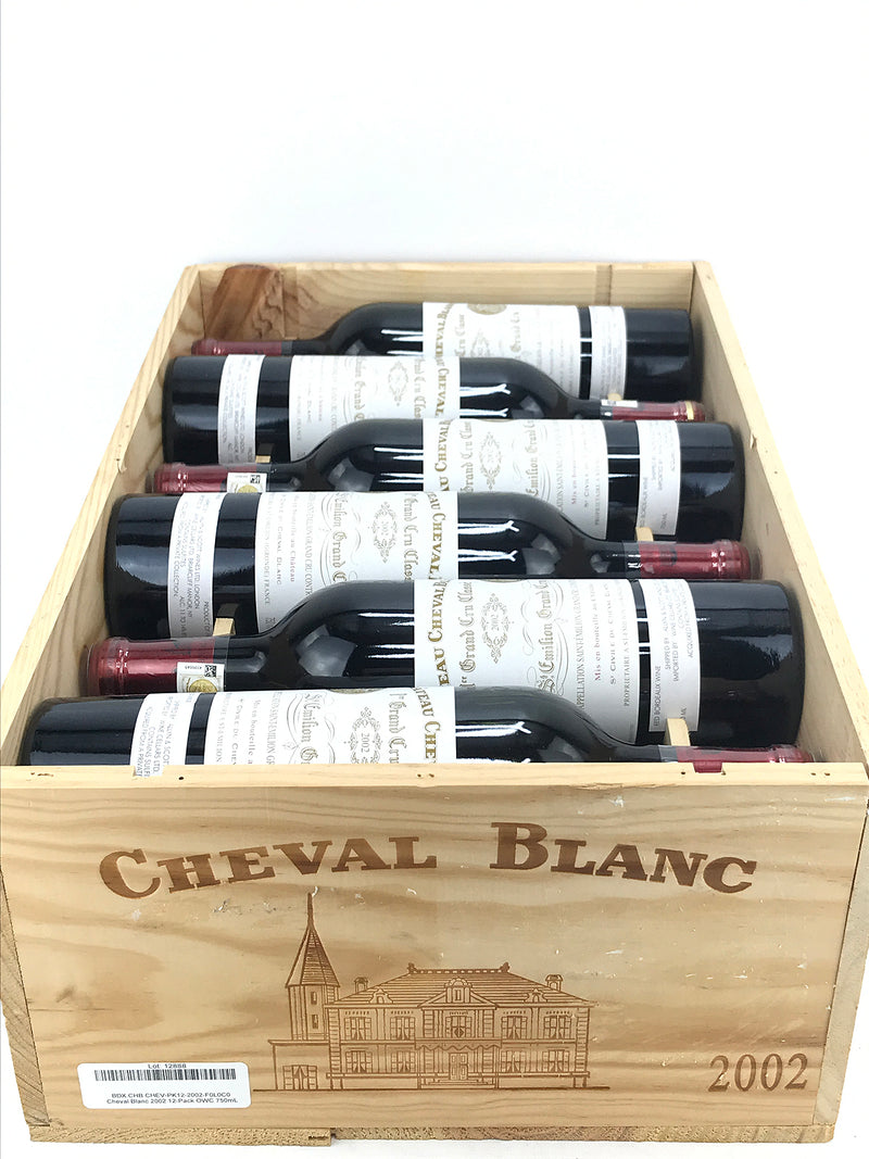 2002 Chateau Cheval Blanc, Saint-Emilion, Case of 12 btls
